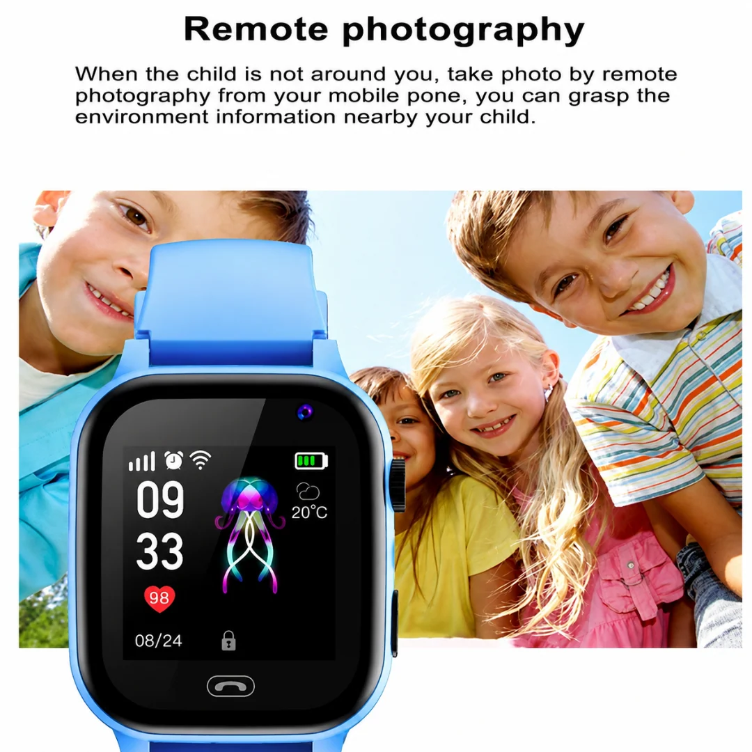 Smartwatch GPS Tracker Camera Waterproof Design - Image 4